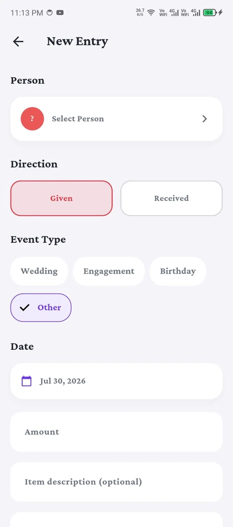 Poovo — Add a gift in seconds